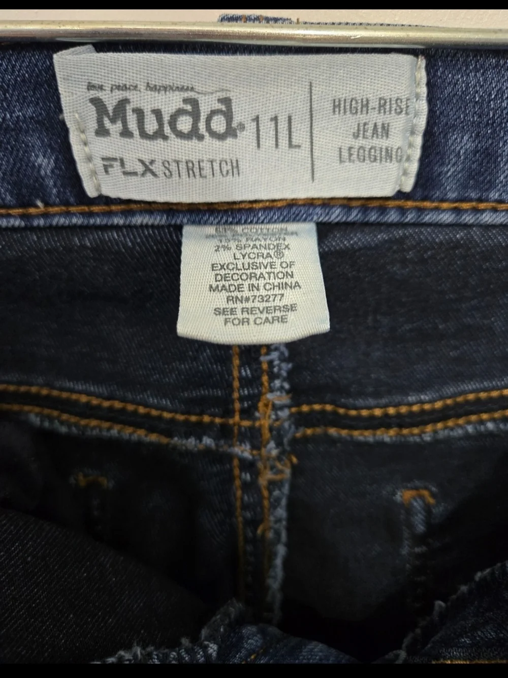 Mudd Blue High-Rise Slim Jeans - Picture 6 of 7